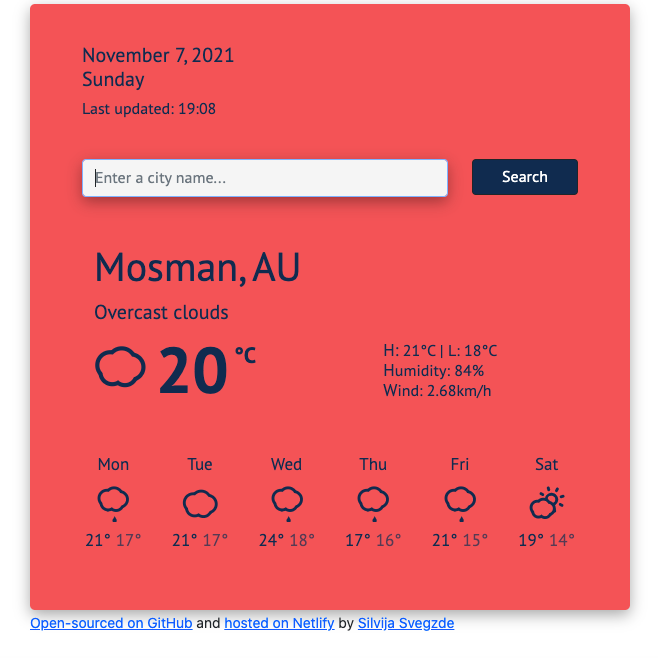 Weather App React